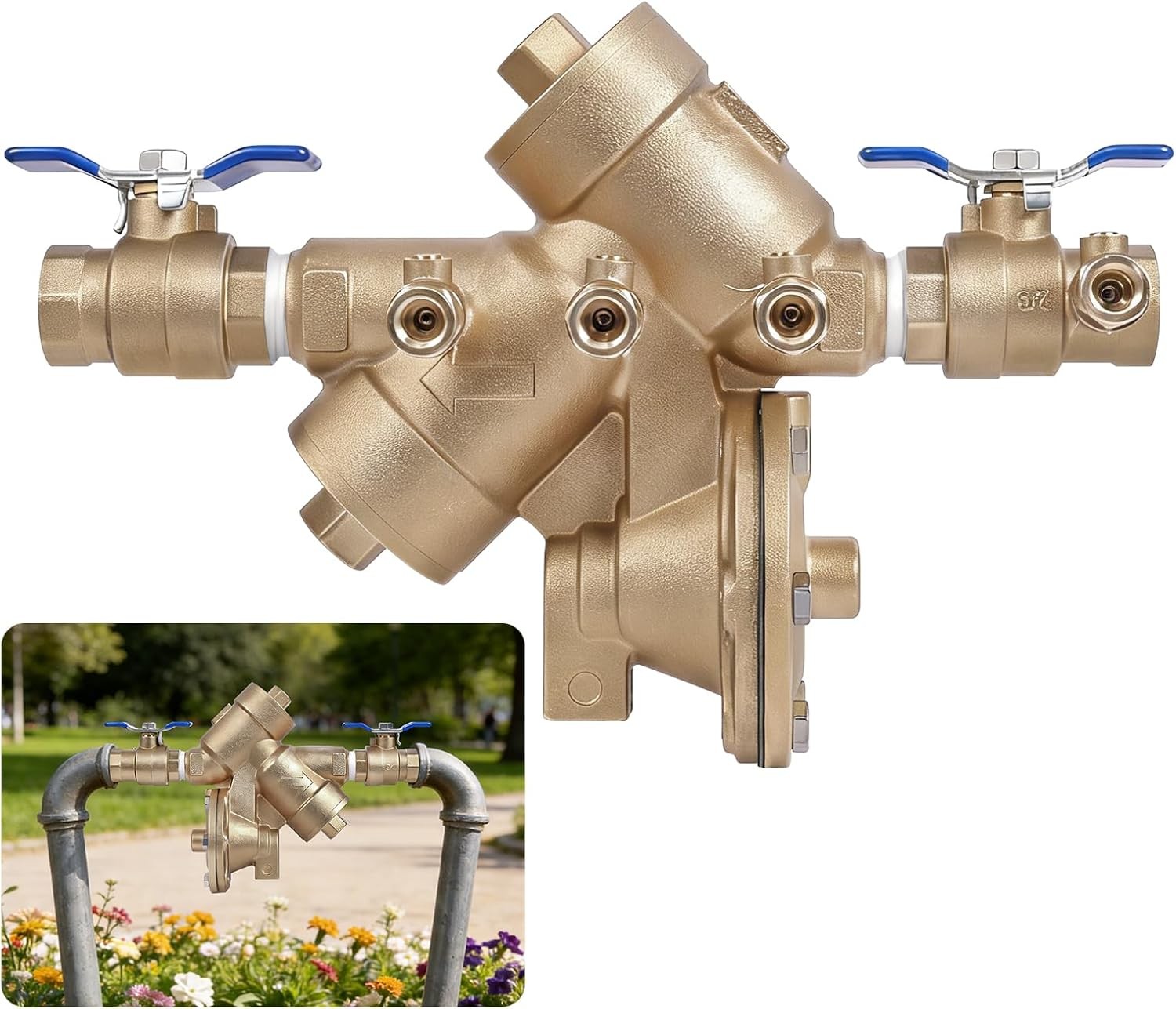 34-975XL2 3/4″ Reduced Pressure Zone Backflow Preventer Valve NEW