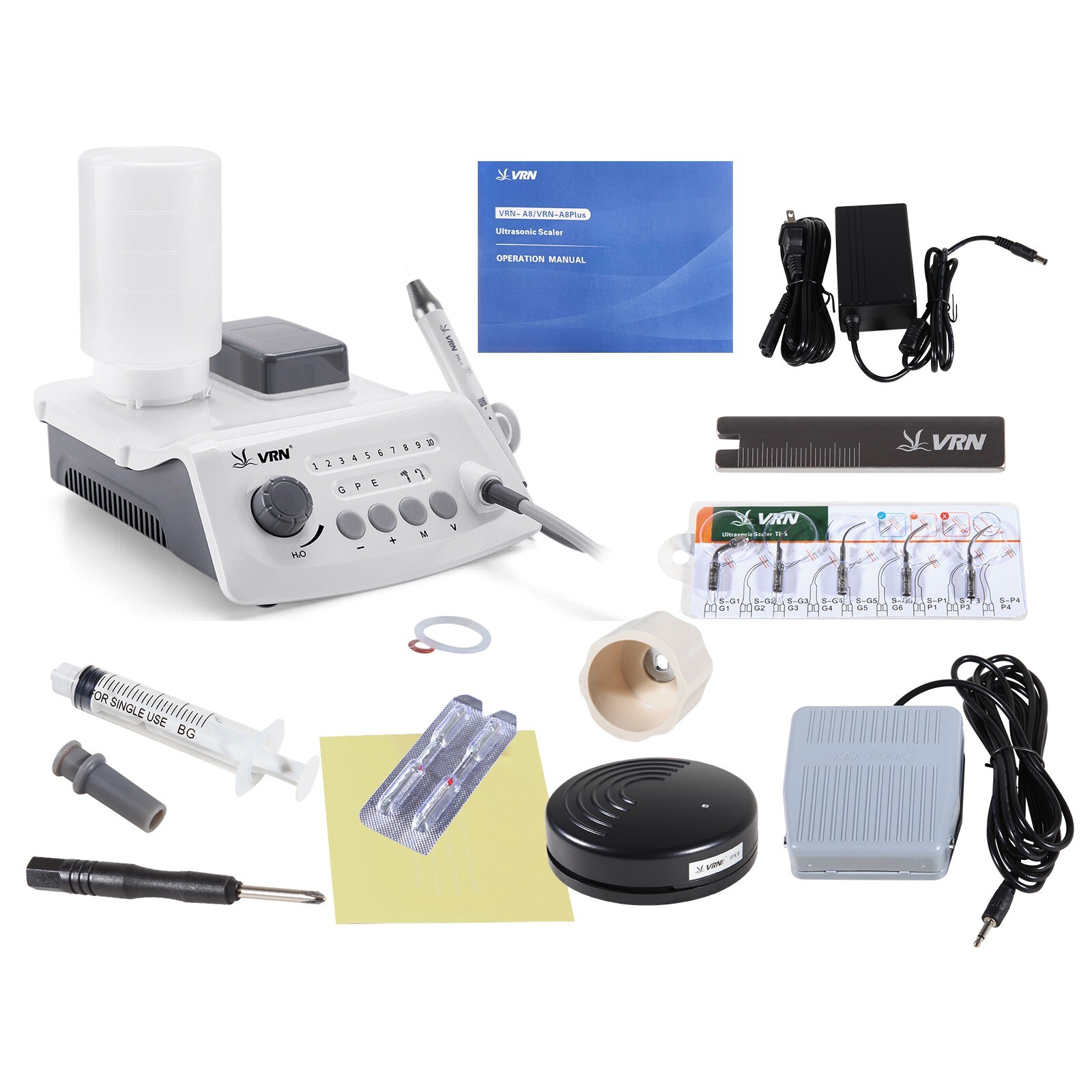 LED Dental Ultrasonic Piezo Scaler Handpiece Bottles Fit EMS Cavitron Woodpecker