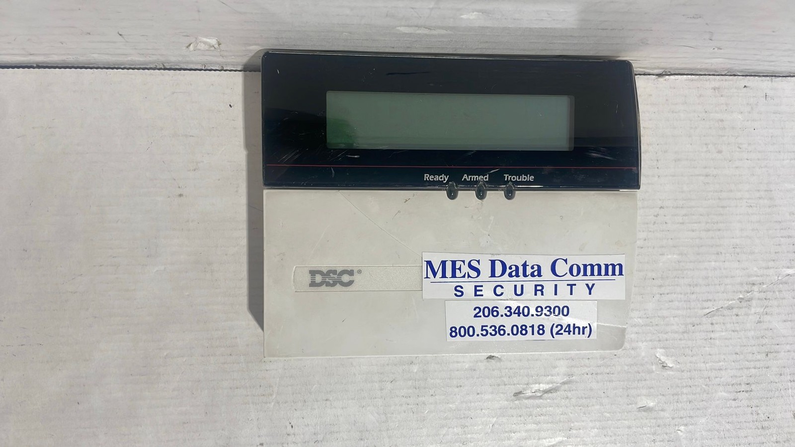SC PowerSeries LCD5500z Full Message LCD Security Alarm Keypad