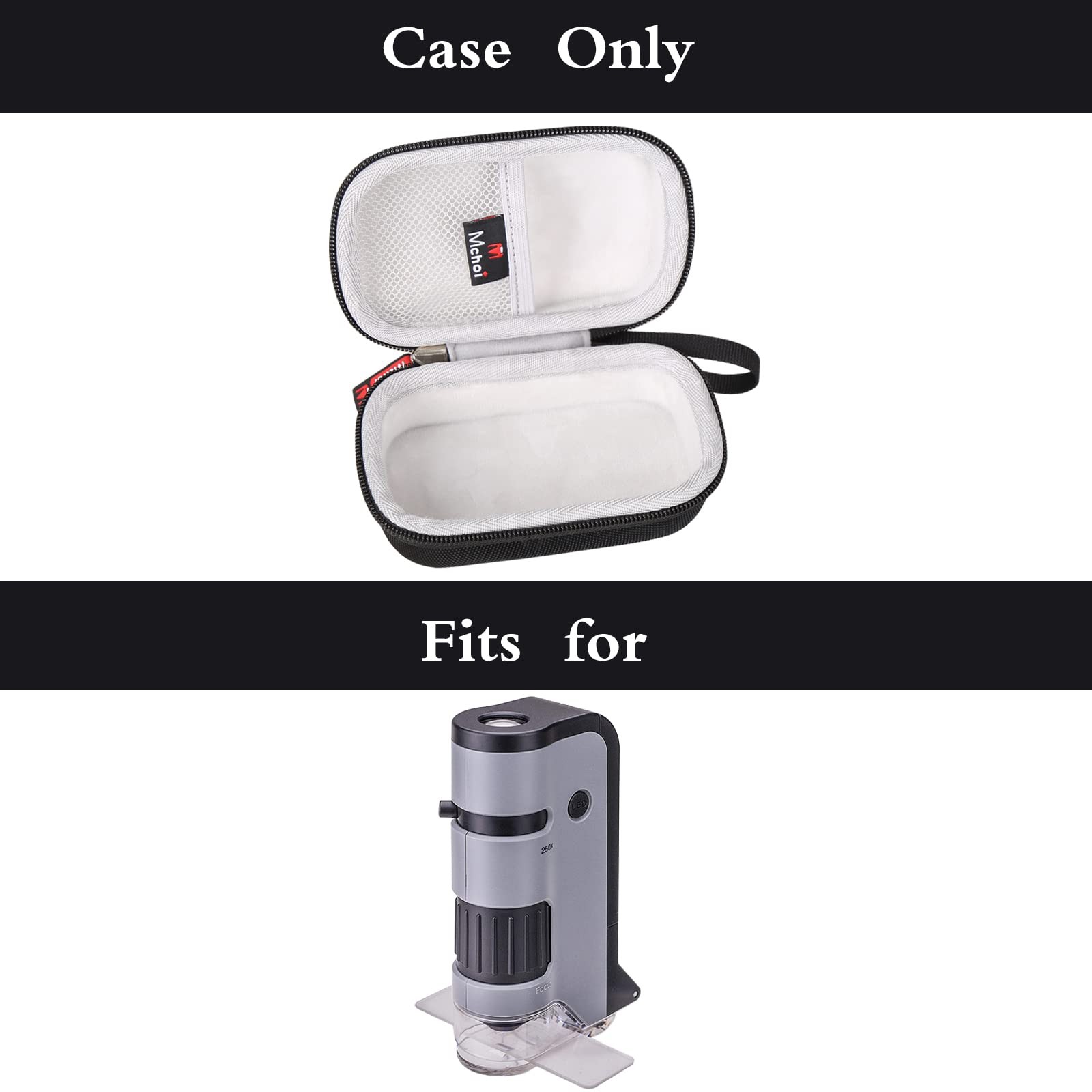Hard Carrying Case for Carson MicroFlip 100x-250x LED and UV Lighted Pocket M…