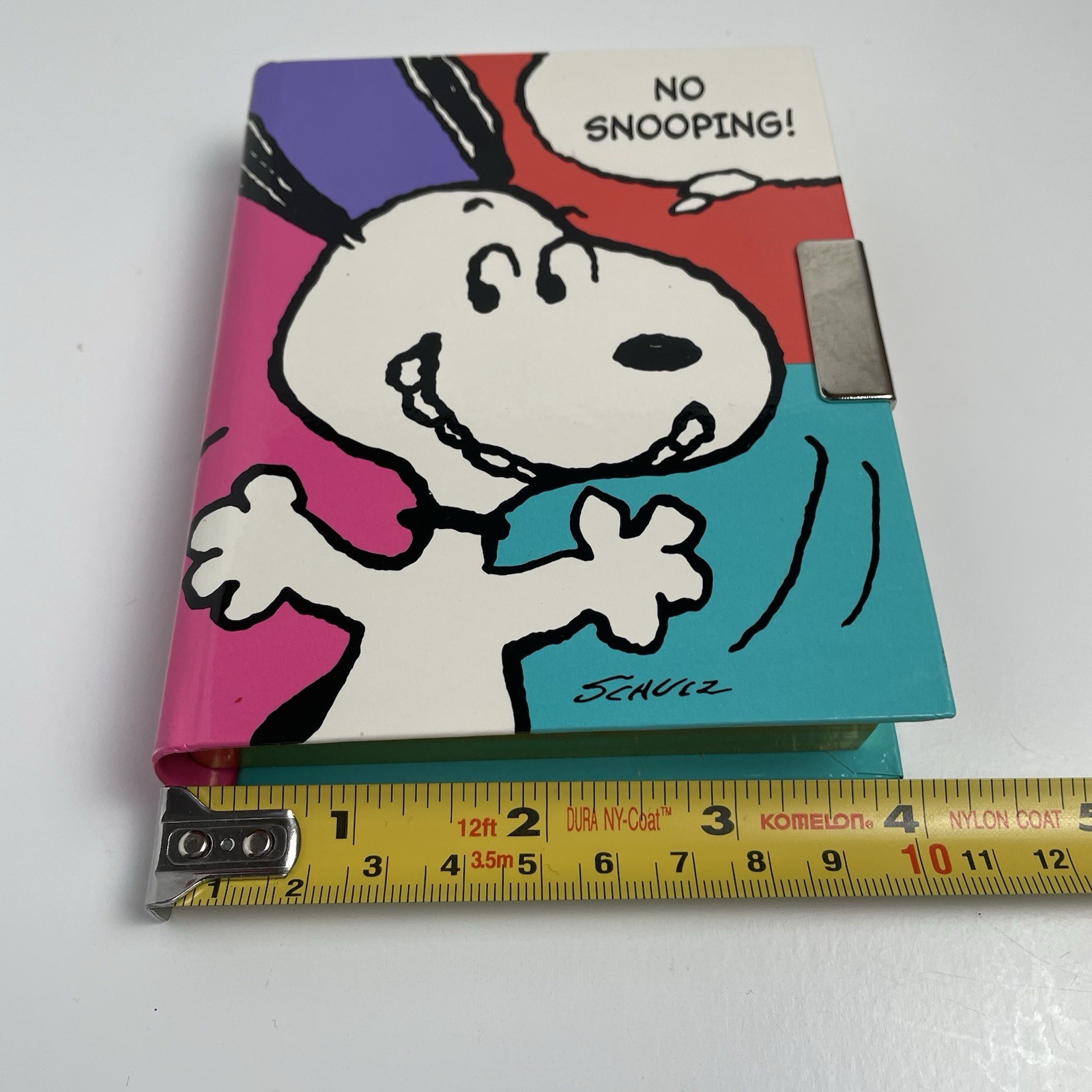 Vintage Hallmark Snoopy Peanuts Diary No Snooping with Easy Combination Lock