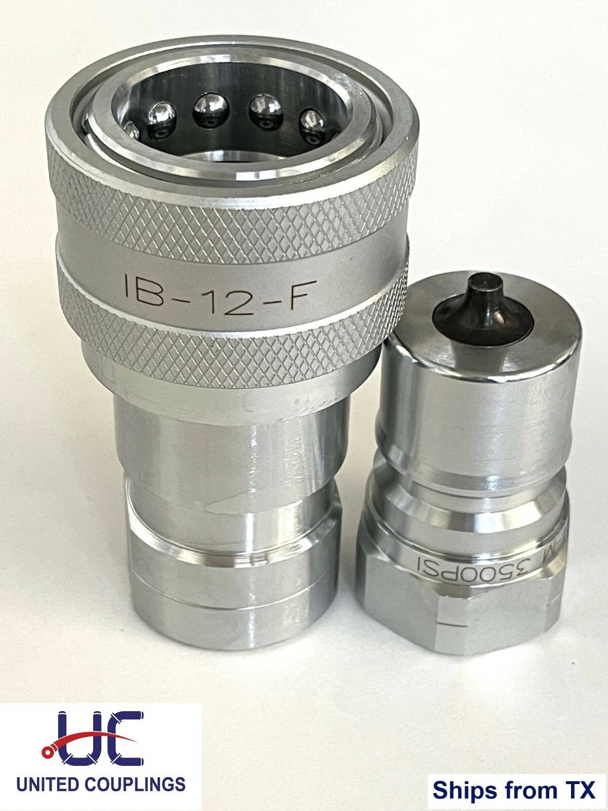 3/4″ NPT ISO 7241-1 Series “B” Quick Disconnect Hydraulic Coupling Set