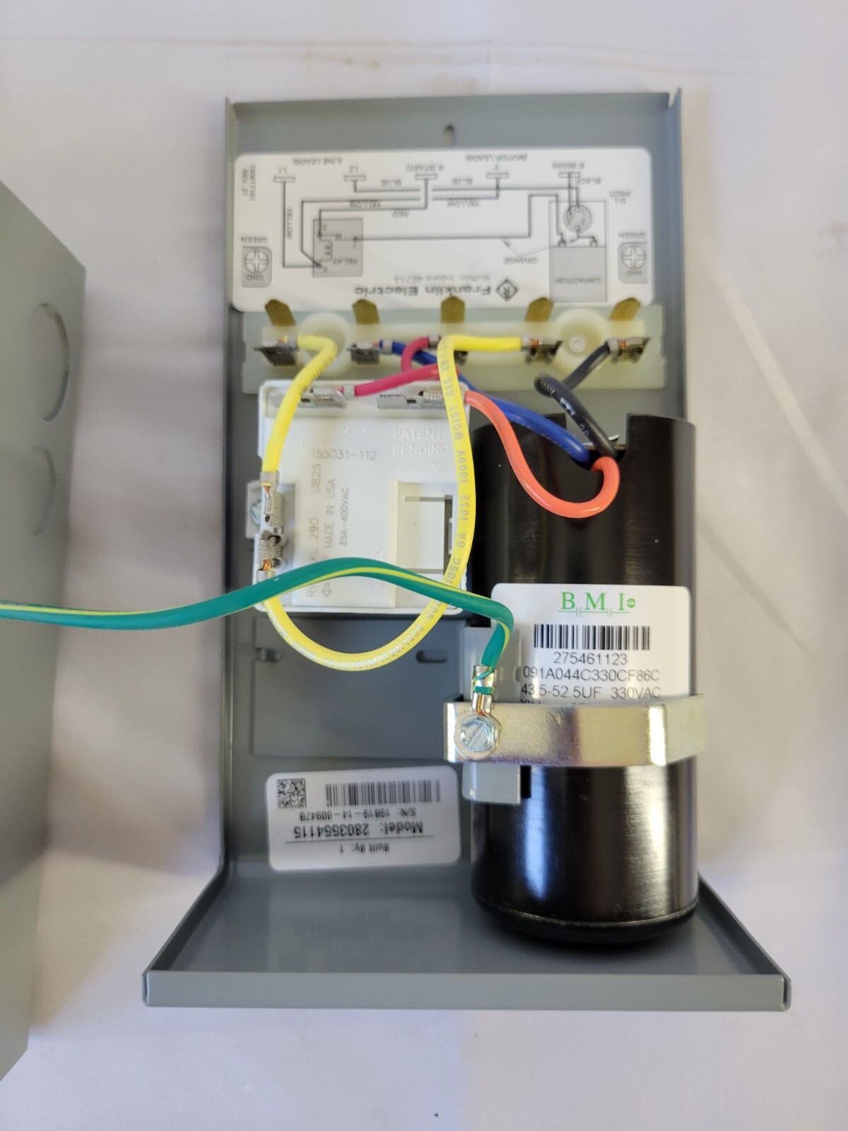 Franklin Electric 0.5 HP 50 Hz 220V Control Box 2803554115