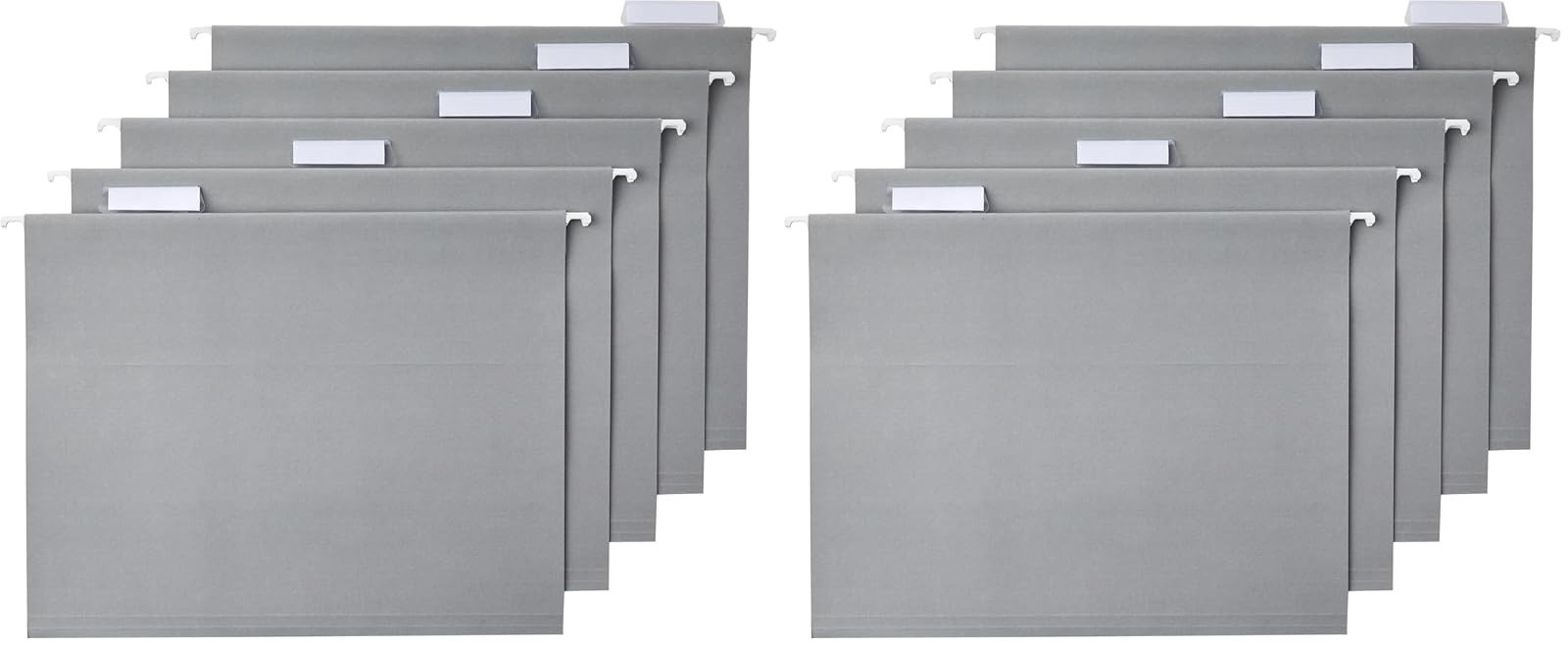 Amazon Basics Hanging File Folders Letter Size Aqua 25-Pack