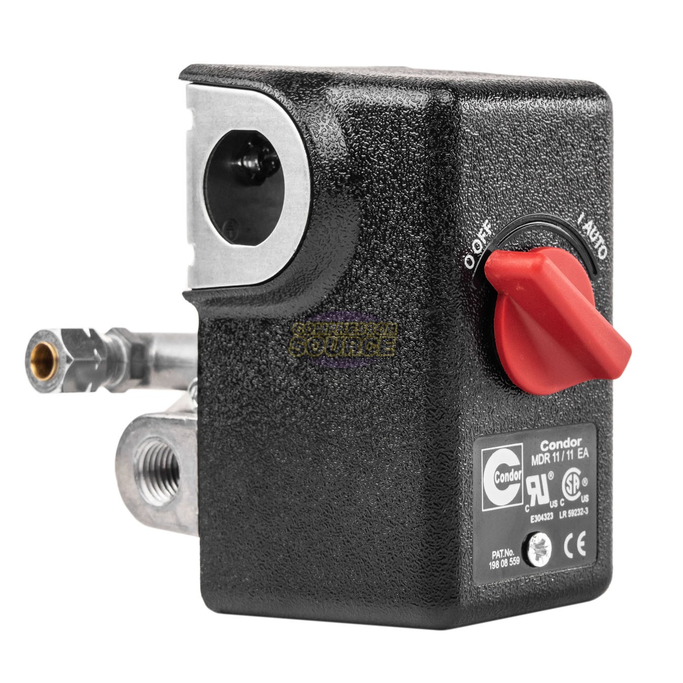 Condor 11GC2E Pressure Switch Control Valve 100-125PSI 4 Port 1/4″ FNPT MDR11/11