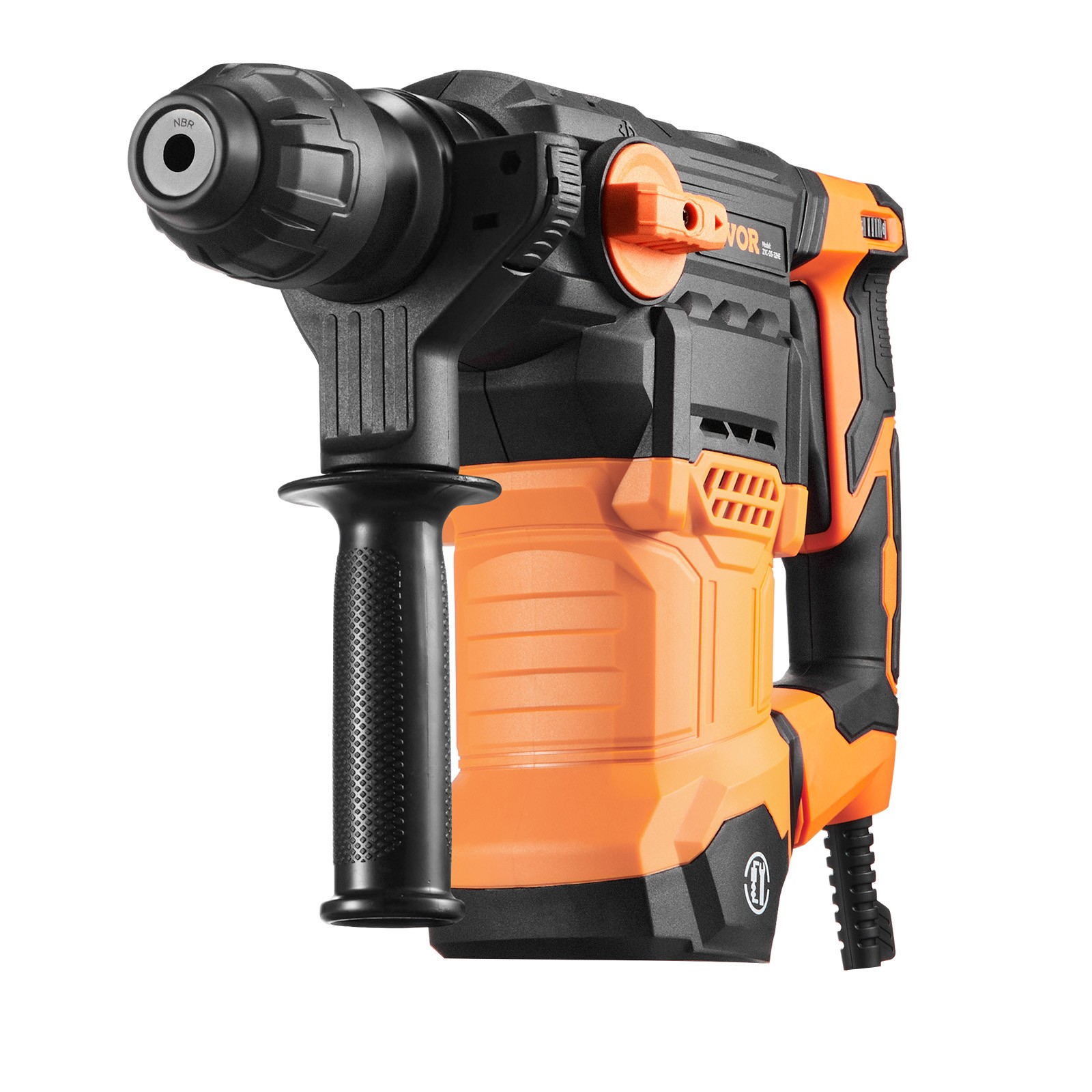 VEVOR Rotary Hammer Drill Corded Drills 1-1/4″ 4 Modes SDS-Plus Chipping Hammers