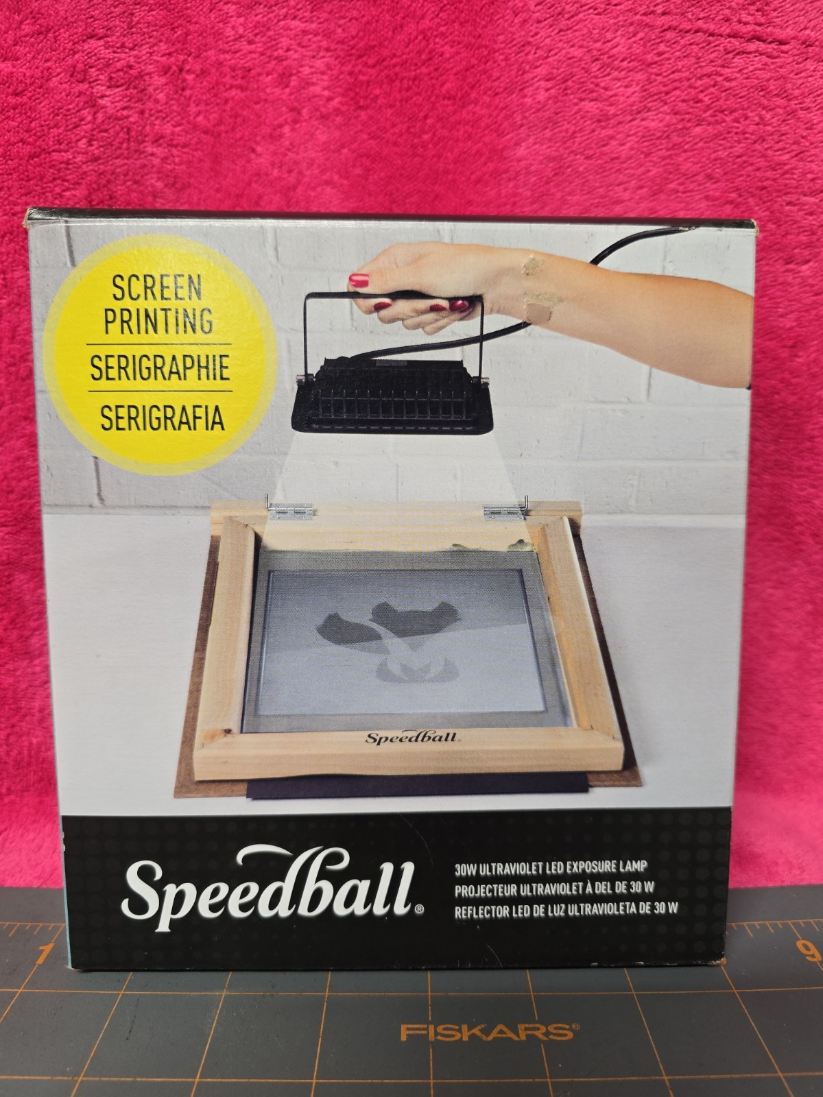 Speedball UV LED Exposure Lamp 30W, Model CHX-FL-A-30W Lightweight Portable NIB
