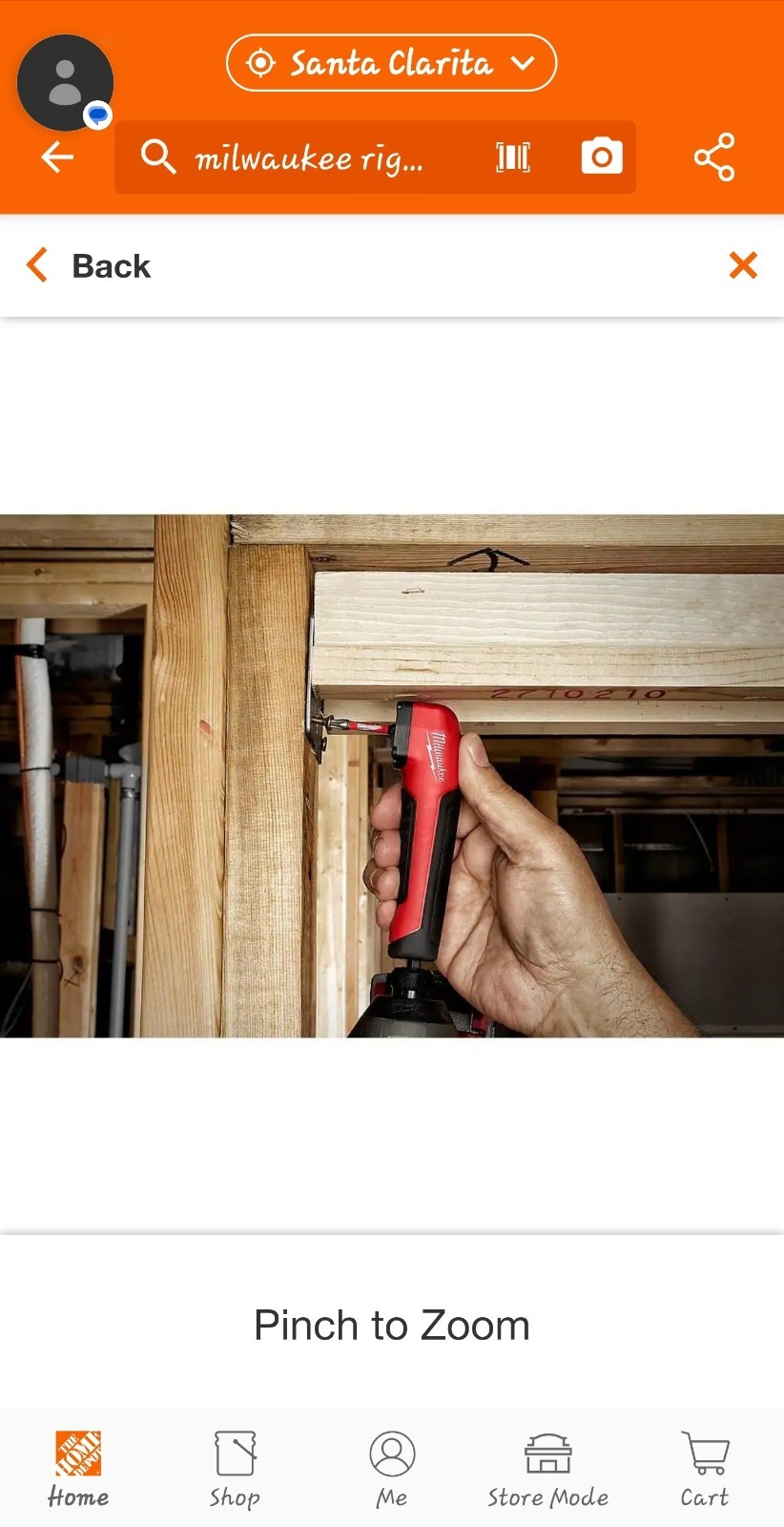 Milwaukee Shockwave 48-32-2390 Right Angle Adapter – Red