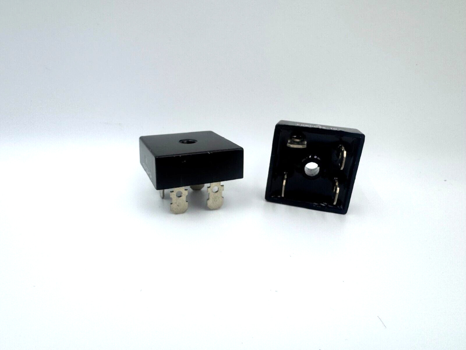 1000V Metal 4-Pin Bridge Rectifier, BLACK – KBPC20-10 10 Amp rated