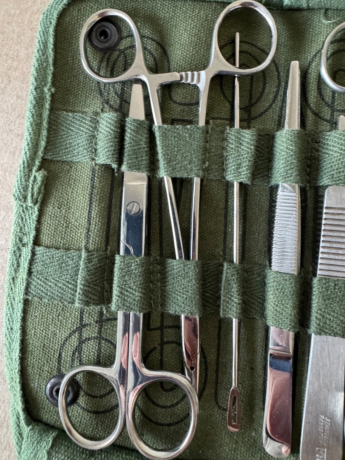 US Surgical Instrument Kit for Minor Surgery Military Army