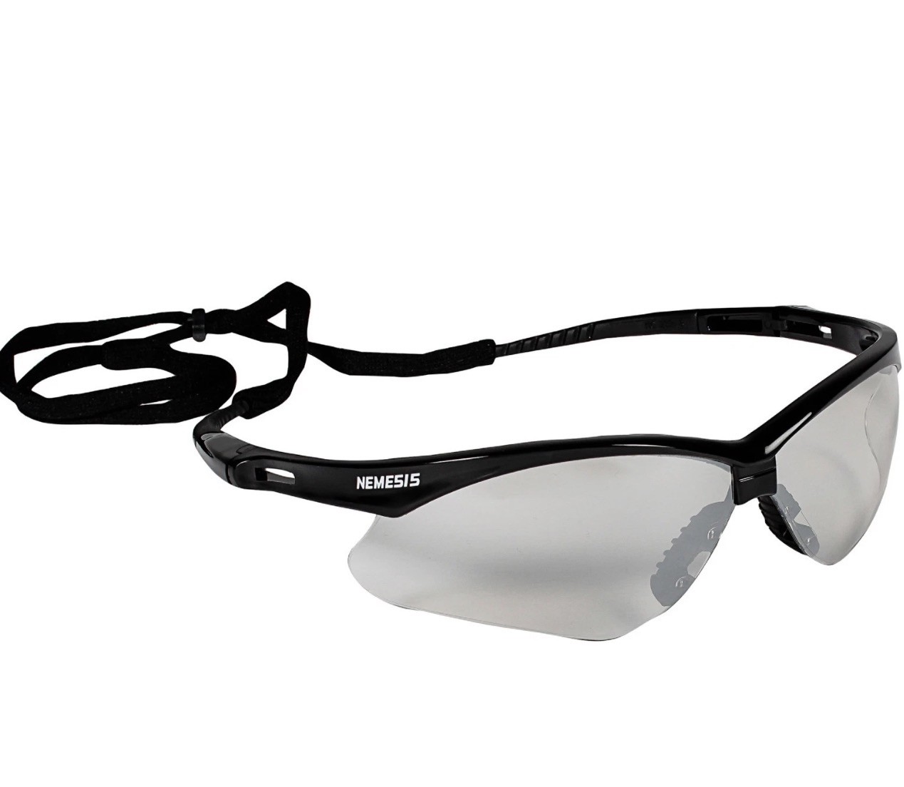 KLEENGUARD NEMESIS 47388 SAFETY GLASSES SILVER/CLEAR ANTI-FOG LENS Z87+ (3 PAIR)