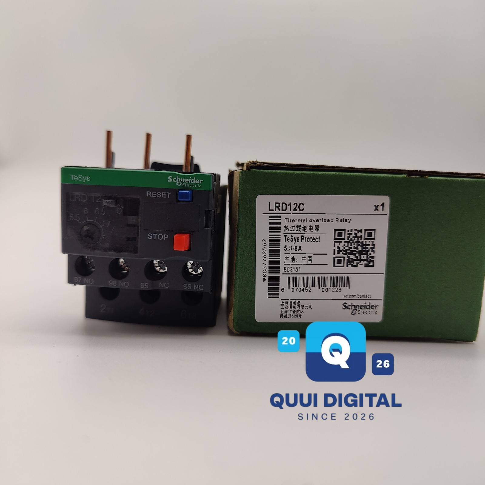 TeSys LRD Thermal Overload relay LRD12 5.5-8A LRD12C apply to LC1D contactor