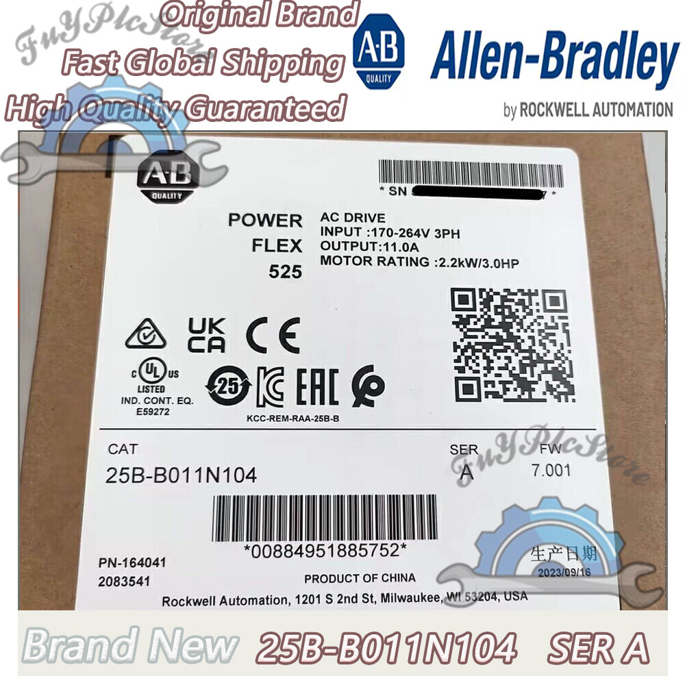 Allen Bradley 25B-B011N104 Ser A Brand New Quality Guaranteed Free Ship