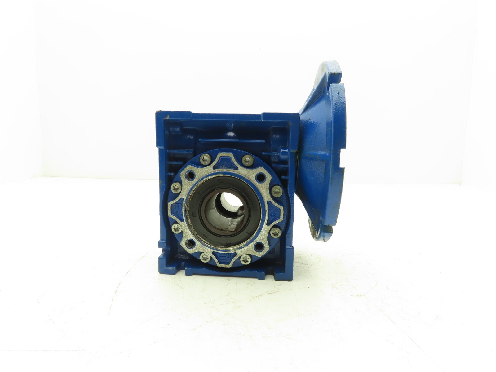 Motovario NMRV 050 Gearbox 20:1 Reducer 87.5rpm Hollow Shaft Output 56C