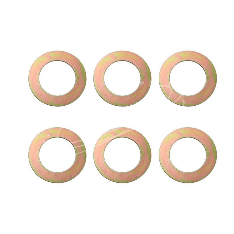 6pc 50mm x80mm x2mm Bucket Pin Shim Iron Excavator Skid Steer For Cat Bobcat