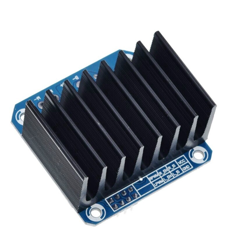 Double BTS7960 43A H-bridge High-power smart car Motor drive module