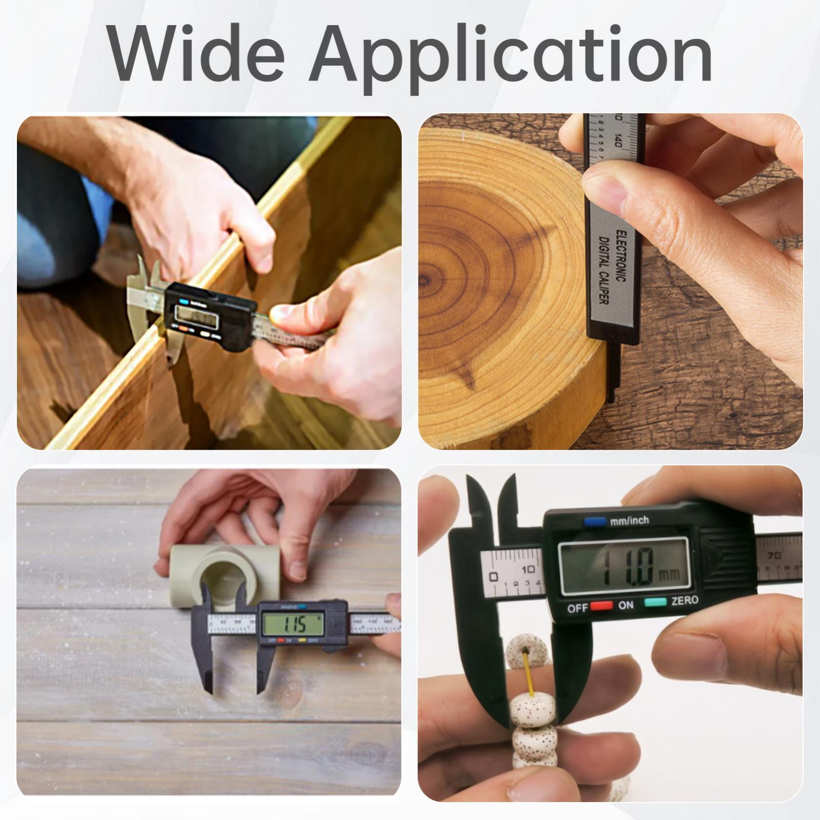Digital Caliper, 0-6 inches Caliper with Large LCD Screen Inch and Mm Measuring