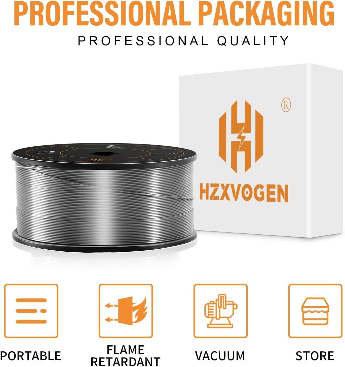 Carbon Stainless Steel Flux Core Welding Wire For Gasless MIG Welder 0.03” 2lbs