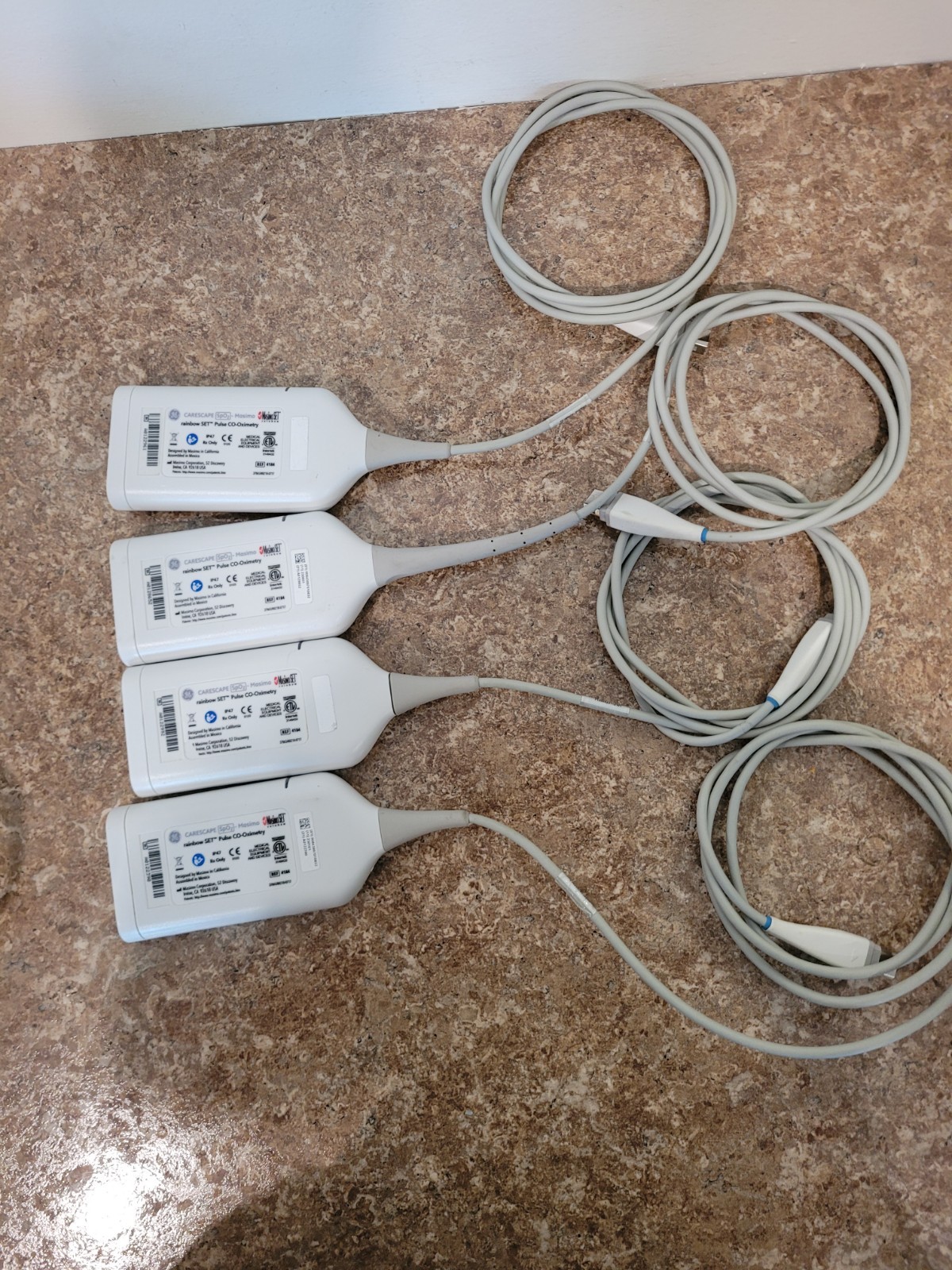 Lot of 4 GE CARESCAPE MASIMO SET RAINBOW PULSE MONITOR 4184