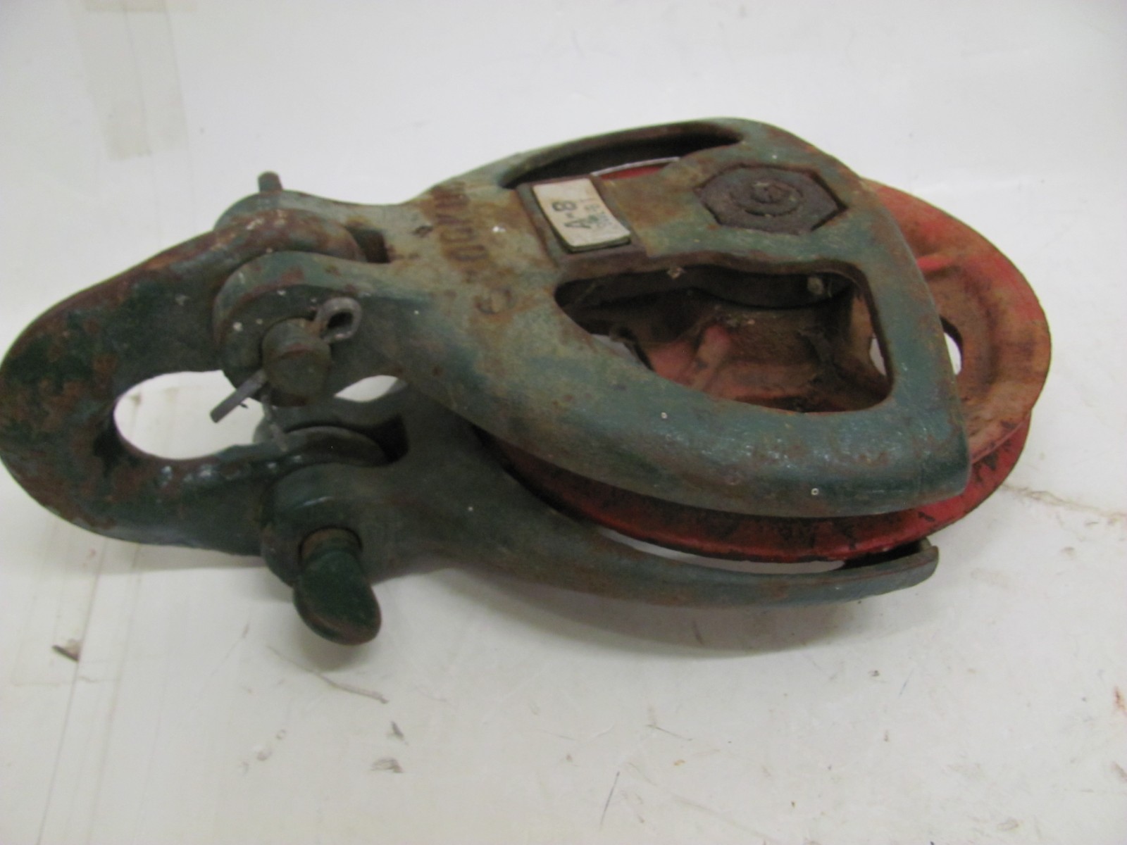 SKOOKUM 8″ A-8 CABLE SNATCH LOGGING RIGGING BLOCK USED EXCELLENT SHAPE 8 TON