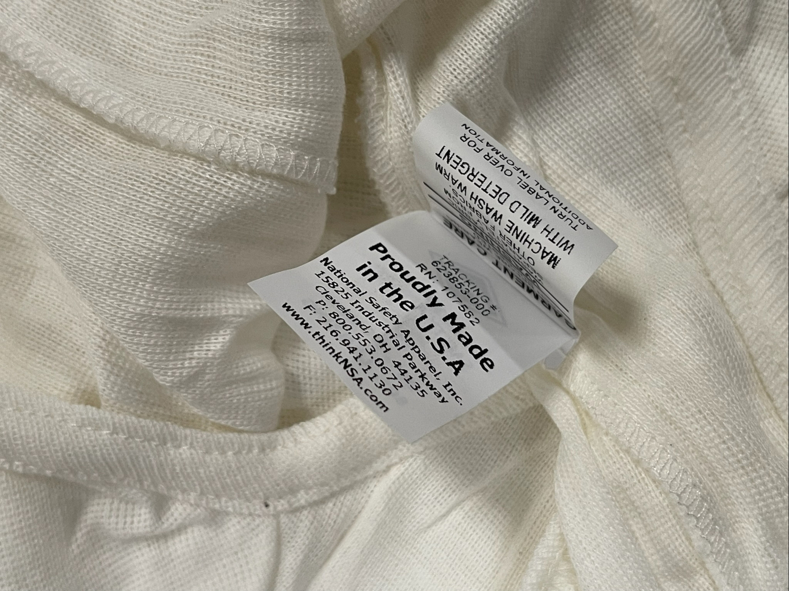 NSA USA Made FR Flame & Heat Resistant Hood Nomex Lenzing Balaclava H31LA White