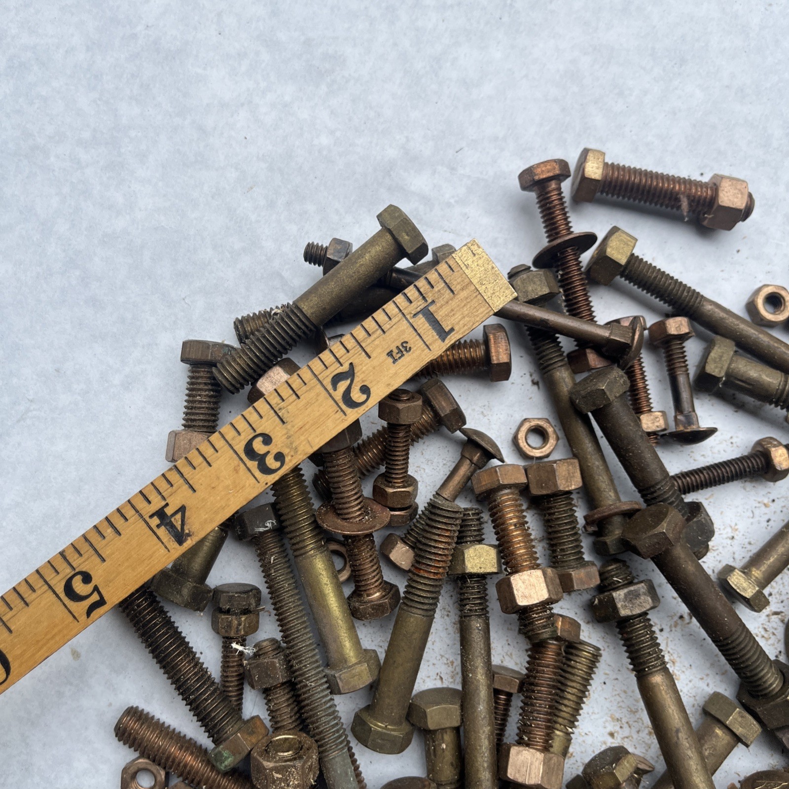 Over 5 Pounds Brass Bronze Cap Screws Etc 1/4 ,5/16 ,3/8