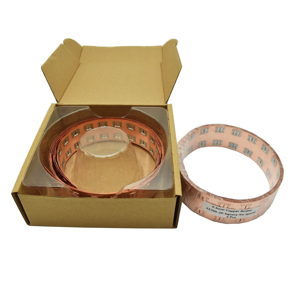3PCS 31.5″ Pure Copper-nickel Strip 21700 Battery Busbar For Ebike Energy Build