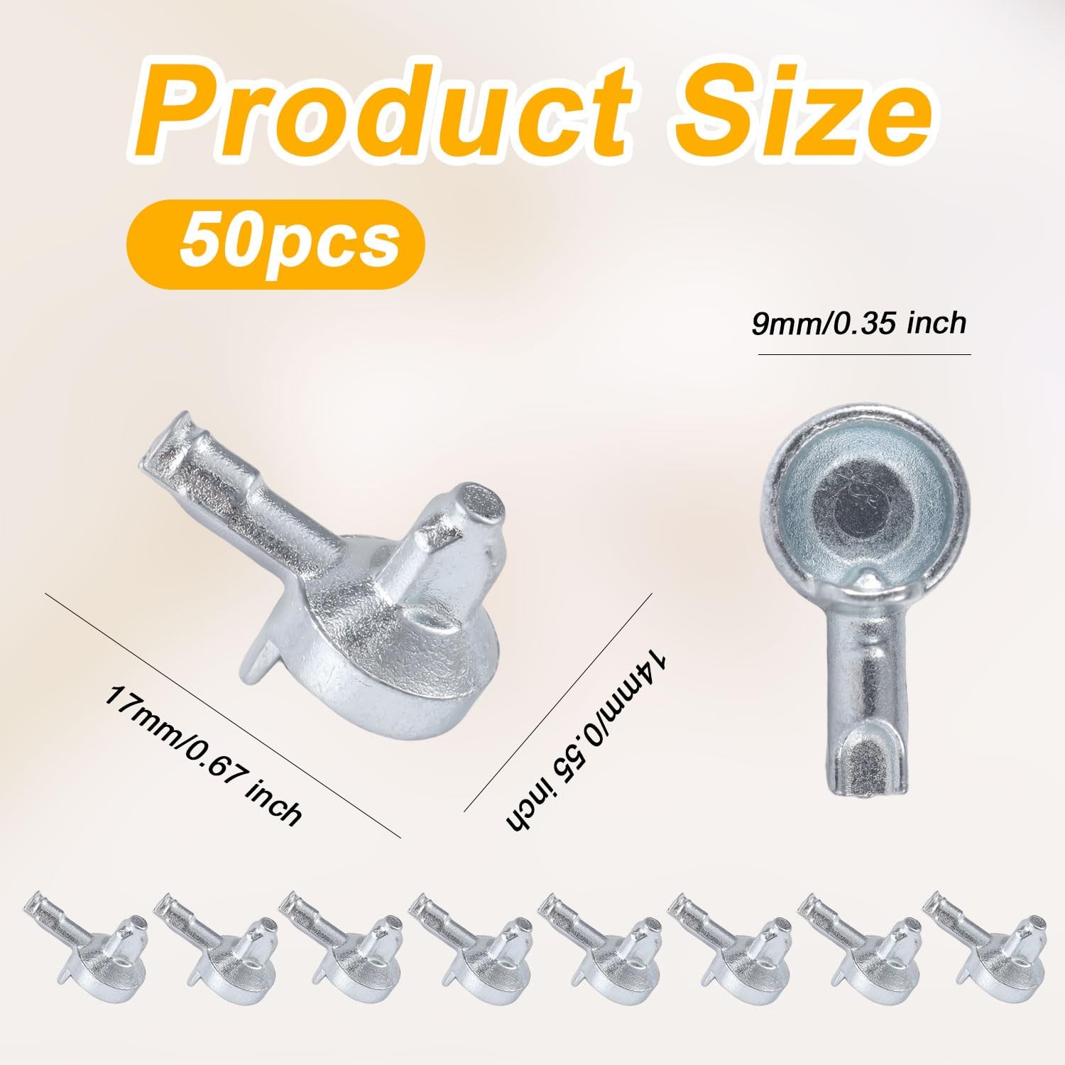 50pcs Shelf Pegs Compatible with IKEA Billy Bookcase (Part 131372), Silver