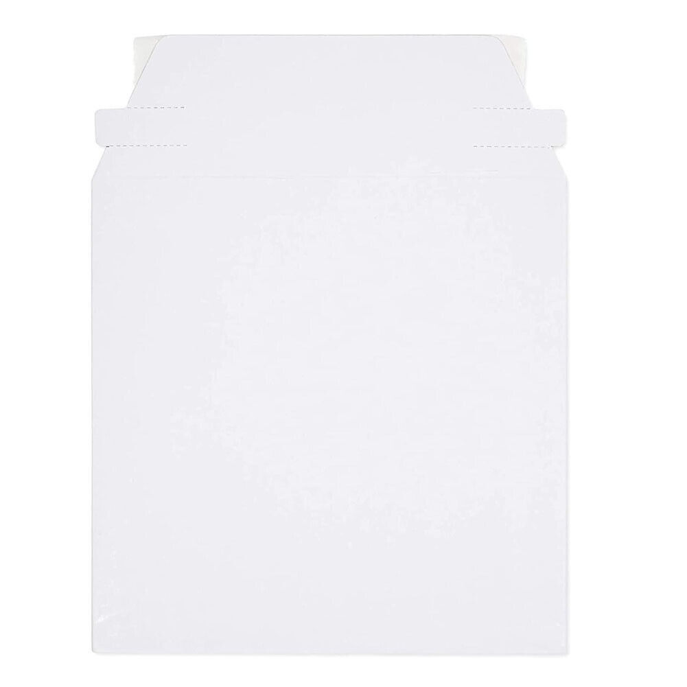 100-1000 Rigid Flat Photo Document Mailers Cardboard Catalog Envelopes Self Seal