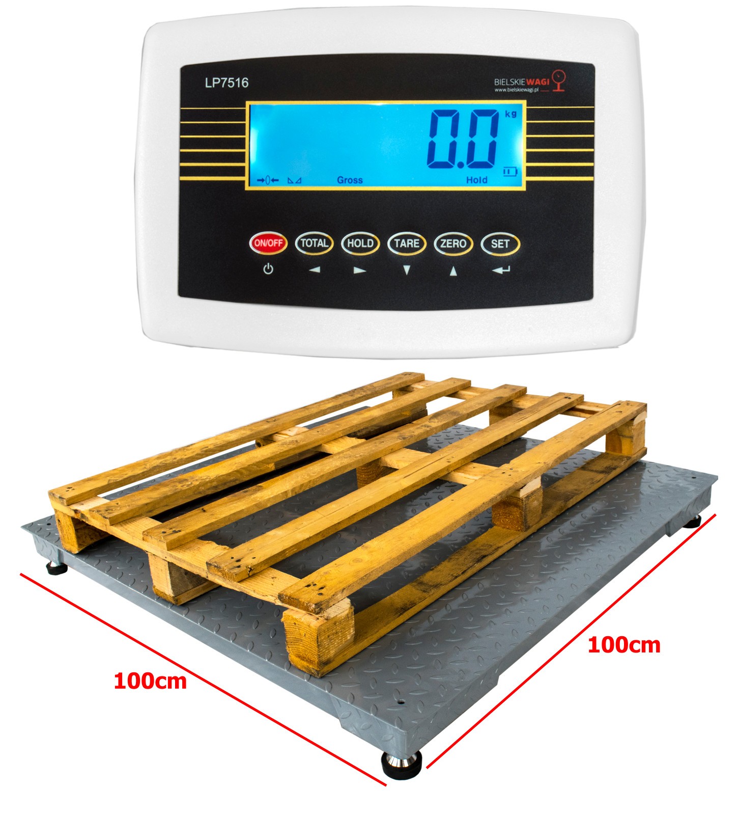 Platform Scales Floor Scales 3000 kg 3t Industrial Scales Pallet Scales Scales 1x1m