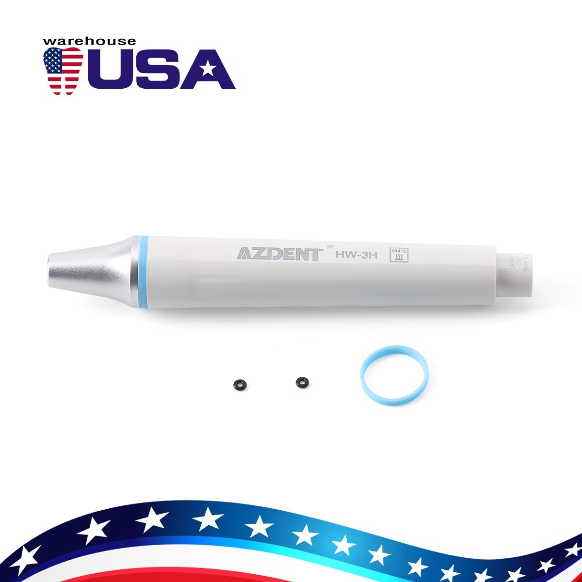 Dental HW-3H Ultrasonic Scaler Handpiece fit WOODPECKER EMS VRN Piezo Scaler