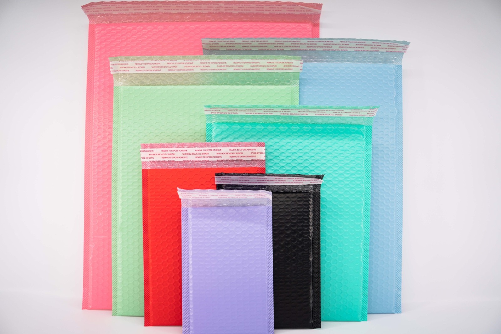 11.3×14 in Waterproof Bubble Mailers Multicolor Shipping Bubble Padded Envelops
