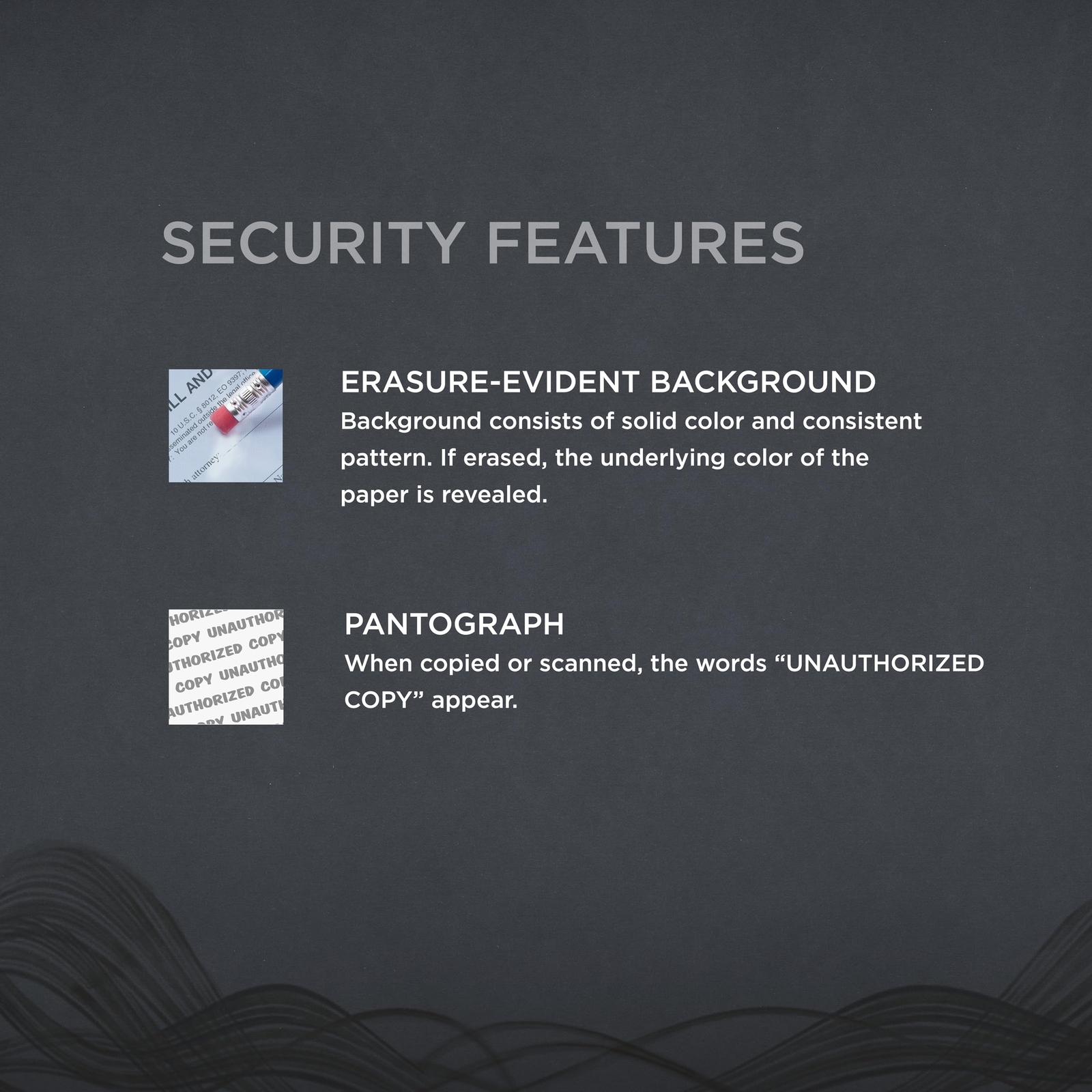 Security Paper Blue Multi-Purpose Fraud Prevention 8.5″ x 11″ 500 Sheets