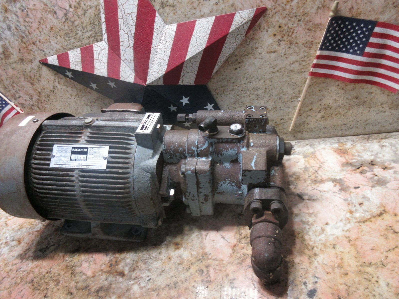 MEIDEN SHA MOTOR PUMP ARB001S LTF70-NR UPV-1A-16N0-1.5-4-2477A PVS-1B-16N0-2477A