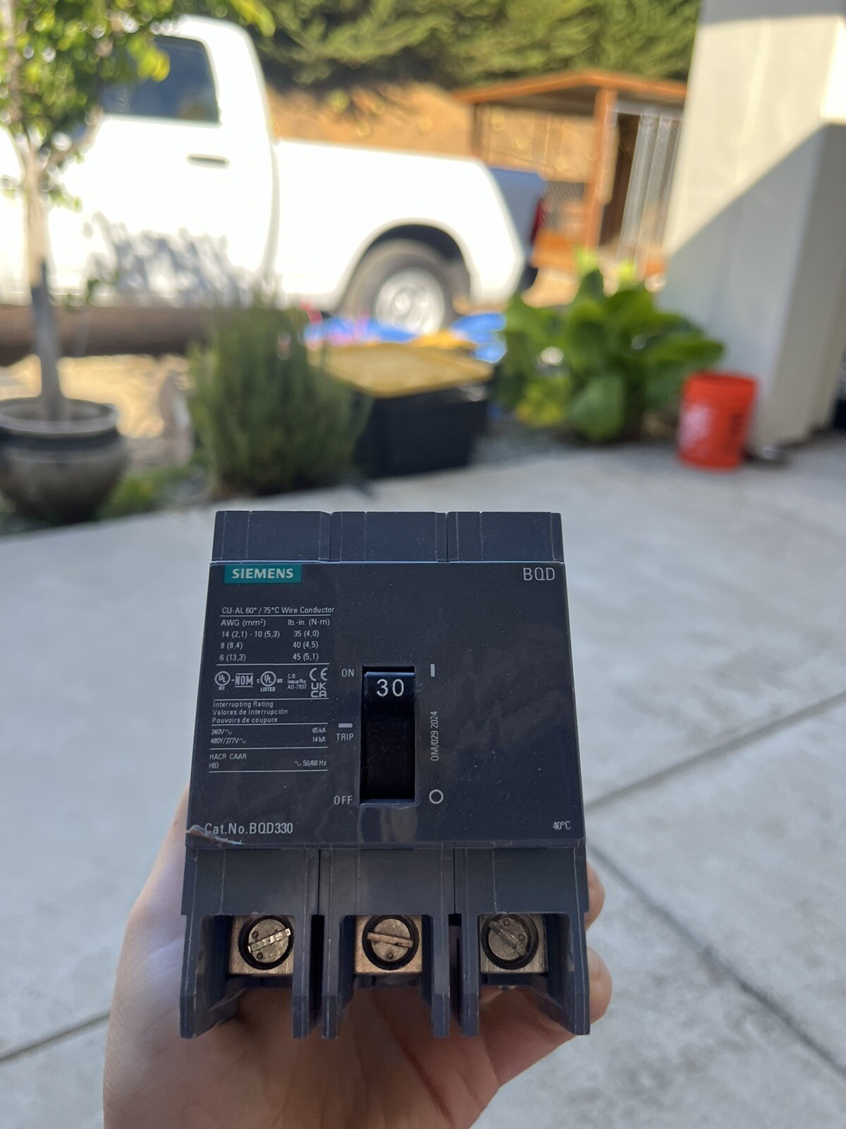 NEW SIEMENS BQD330 TYPE BQD 30 AMP 480V