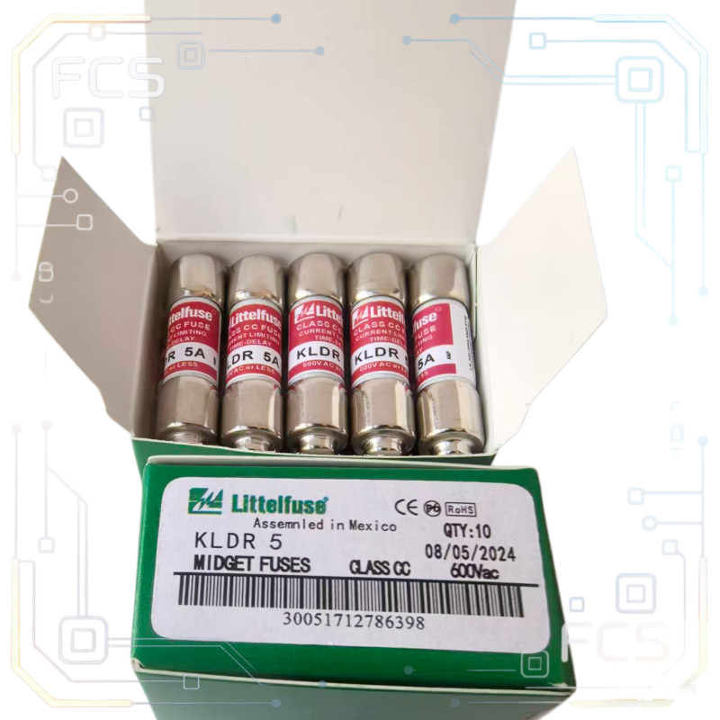 KLDR-5 10PCS Littelfuse KLDR 5 KLDR 5A 5A 600V Midget Time-Delay fuse