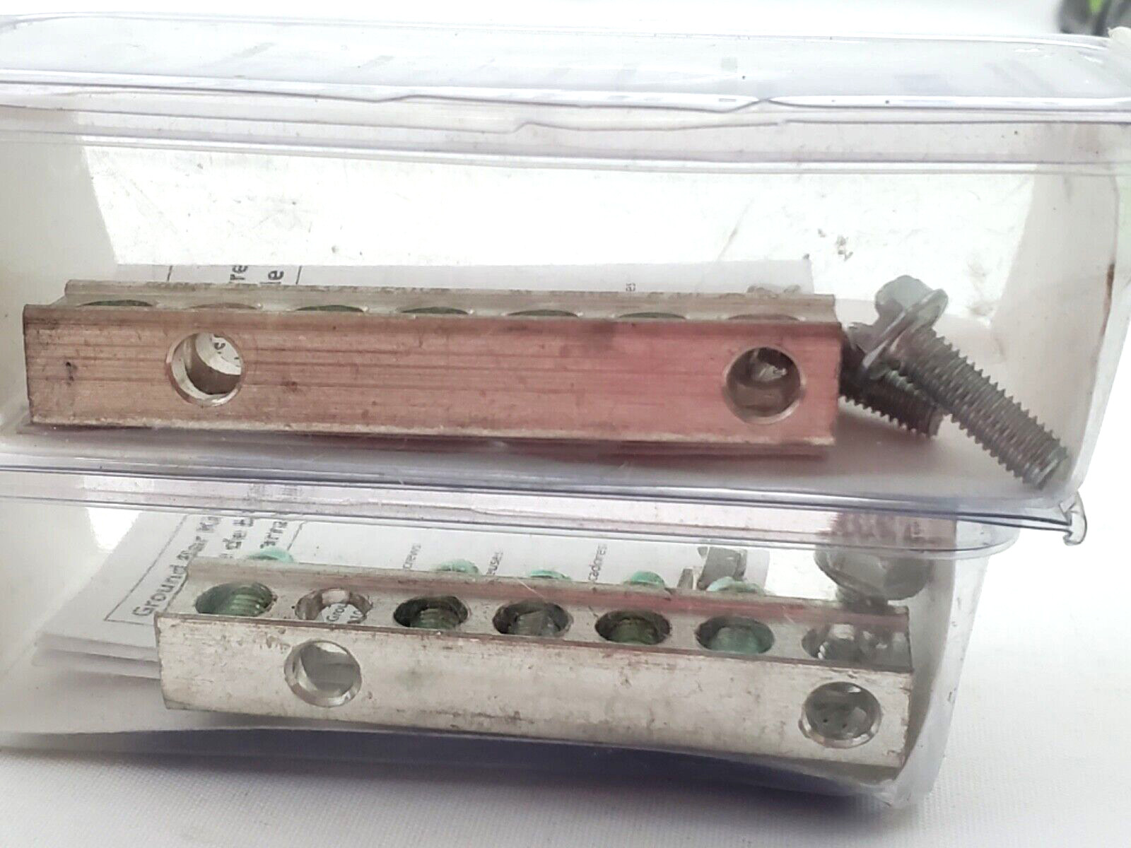 Lot of 2 Eaton GBK5CS 5 Terminal Ground Bars FOR TYPE CH & BR Load Centers