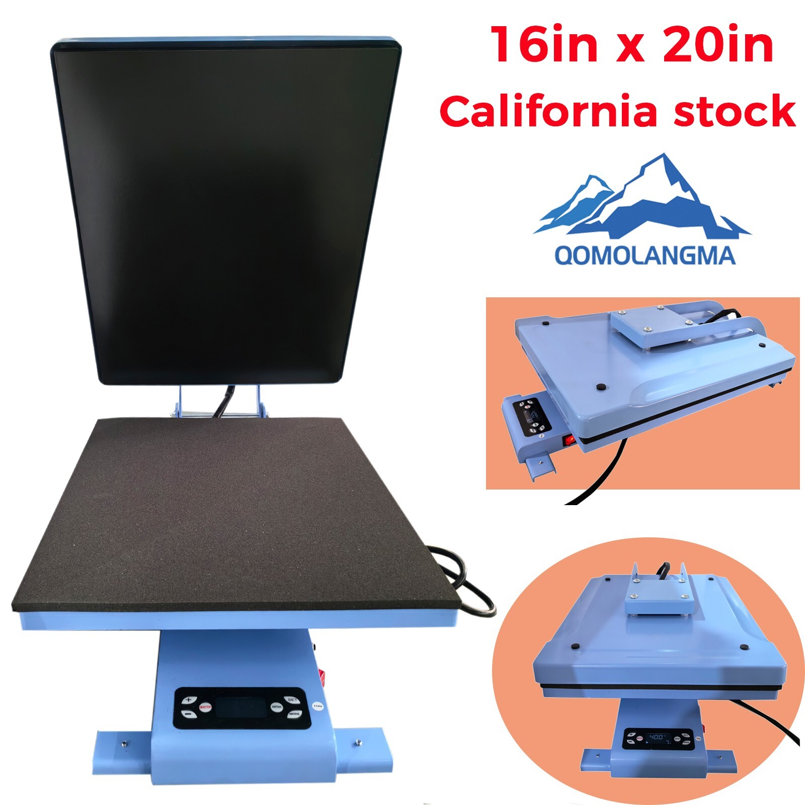 16″ x 20″ Automatic Easy Heat Press Machine Vertical Version 110V 1600W