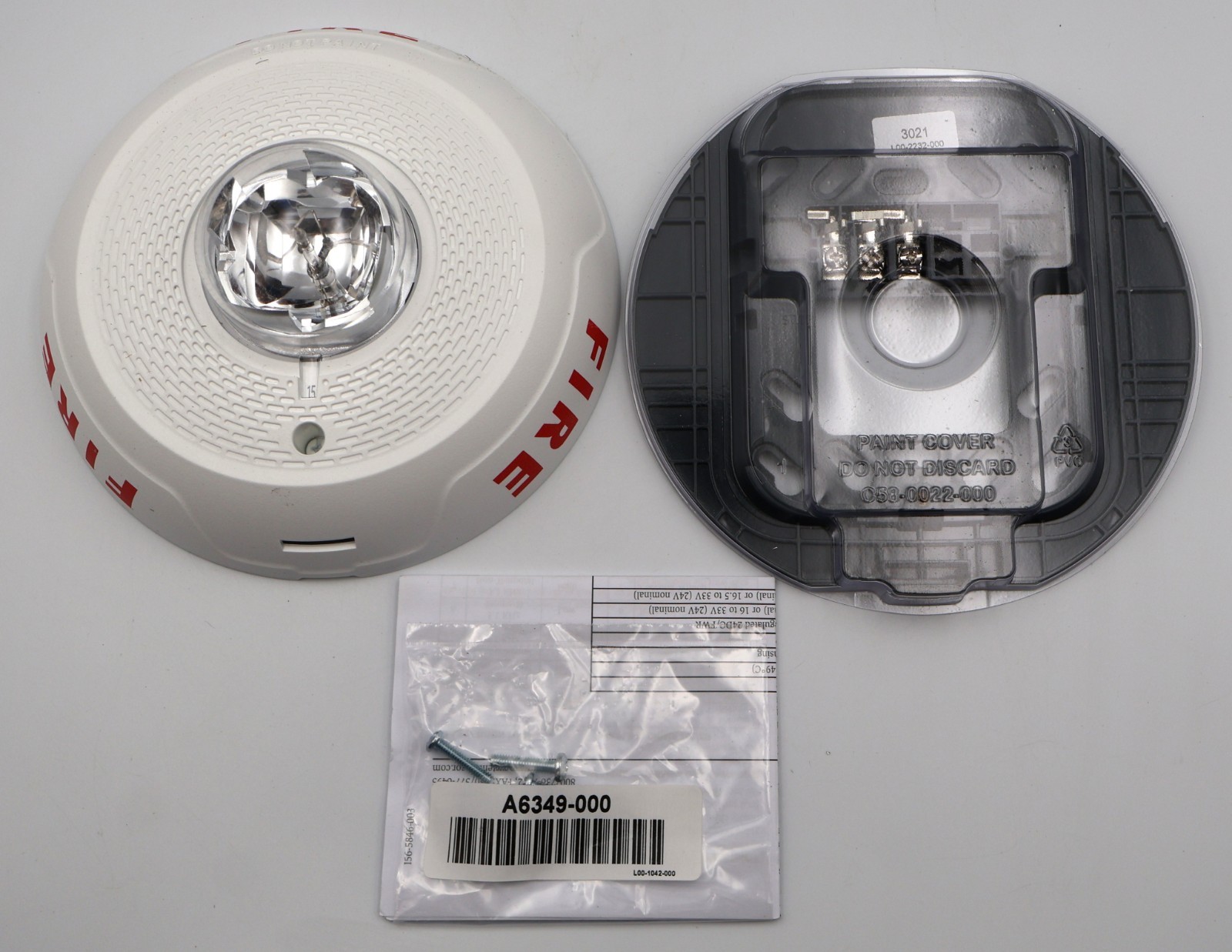 System Sensor Indoor Fire Alarm 2-Wire White Ceiling Strobe SS-SCWL – NEW