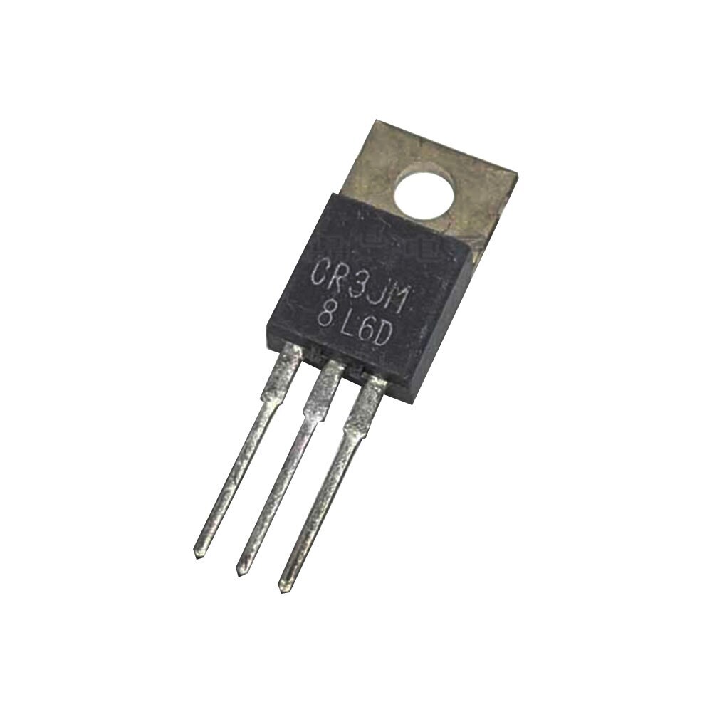 3PCS CR3JM-8 TO-220 LOW POWER STROBE USE GLASS PASSIVATION