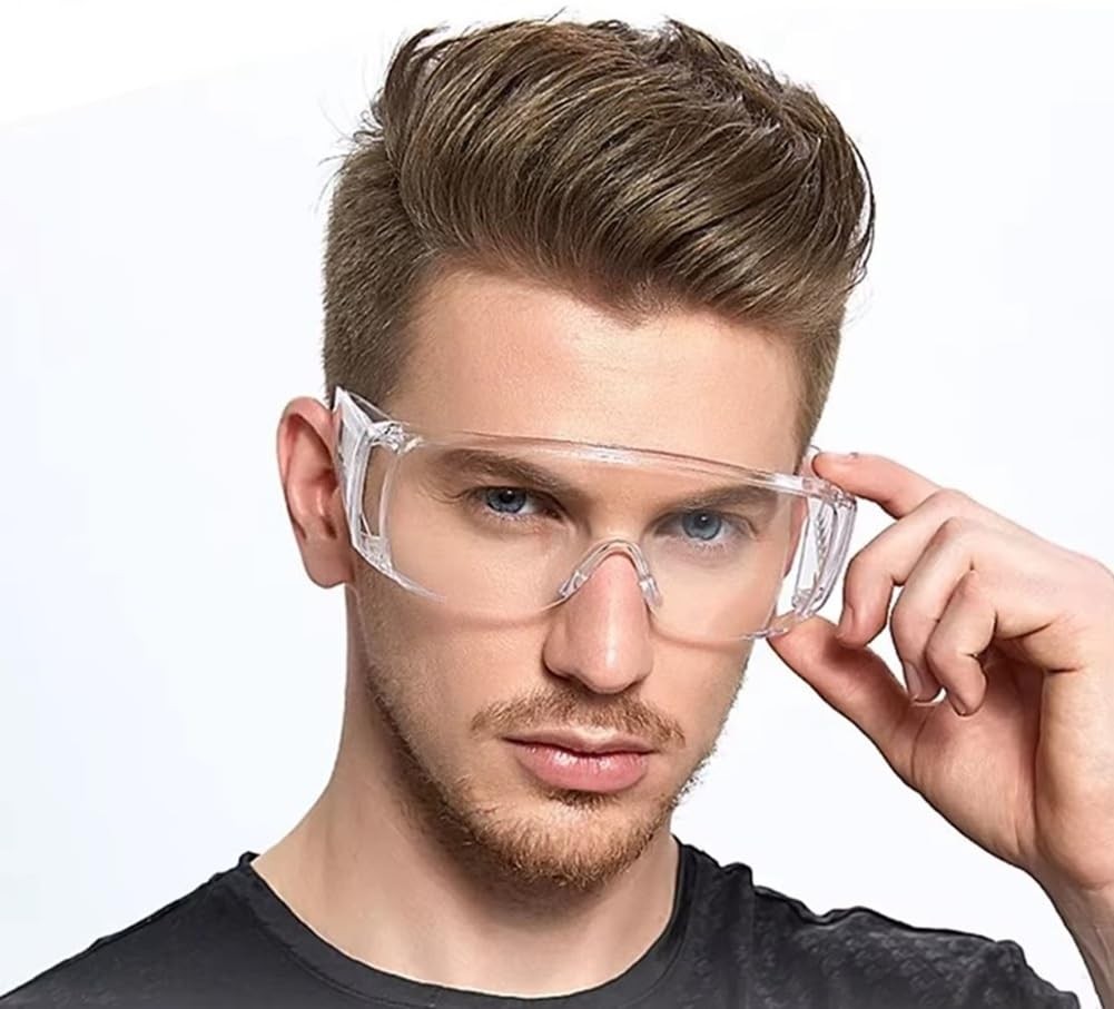 Euxor Eye Safety Goggles 2 Pack – Anti-Fog, Shatterproof & Large, Clear