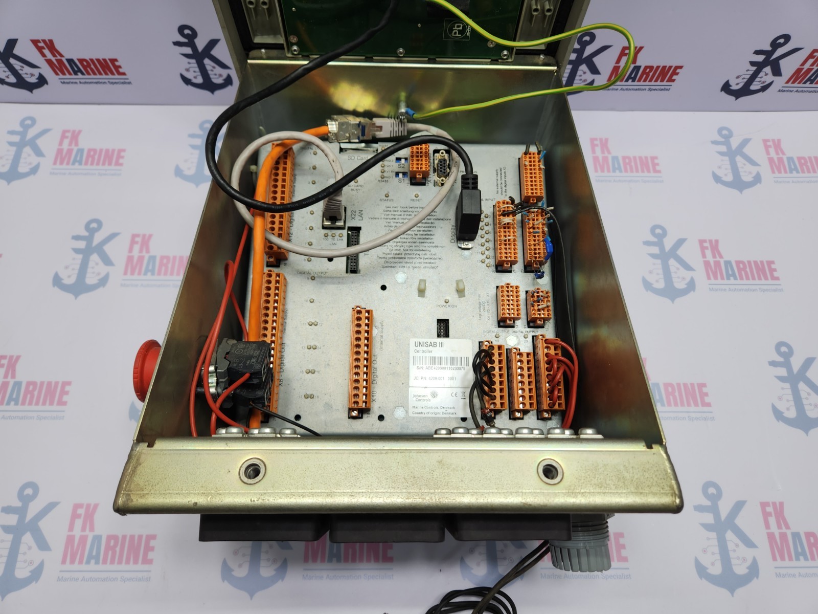 JOHNSON CONTROLS SABROE UNISAB III 4214-001 DISPLAY CONTROLLER UNIT 4209-001