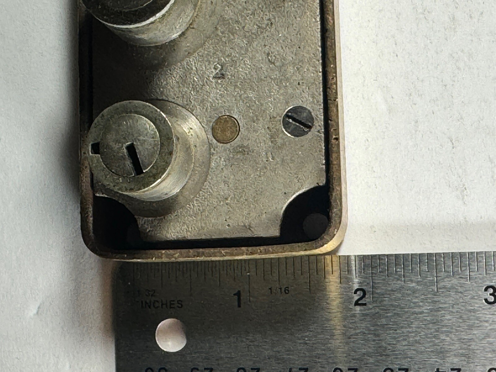 1x Vintage/Antique Safe Deposit Box Lock – See Details