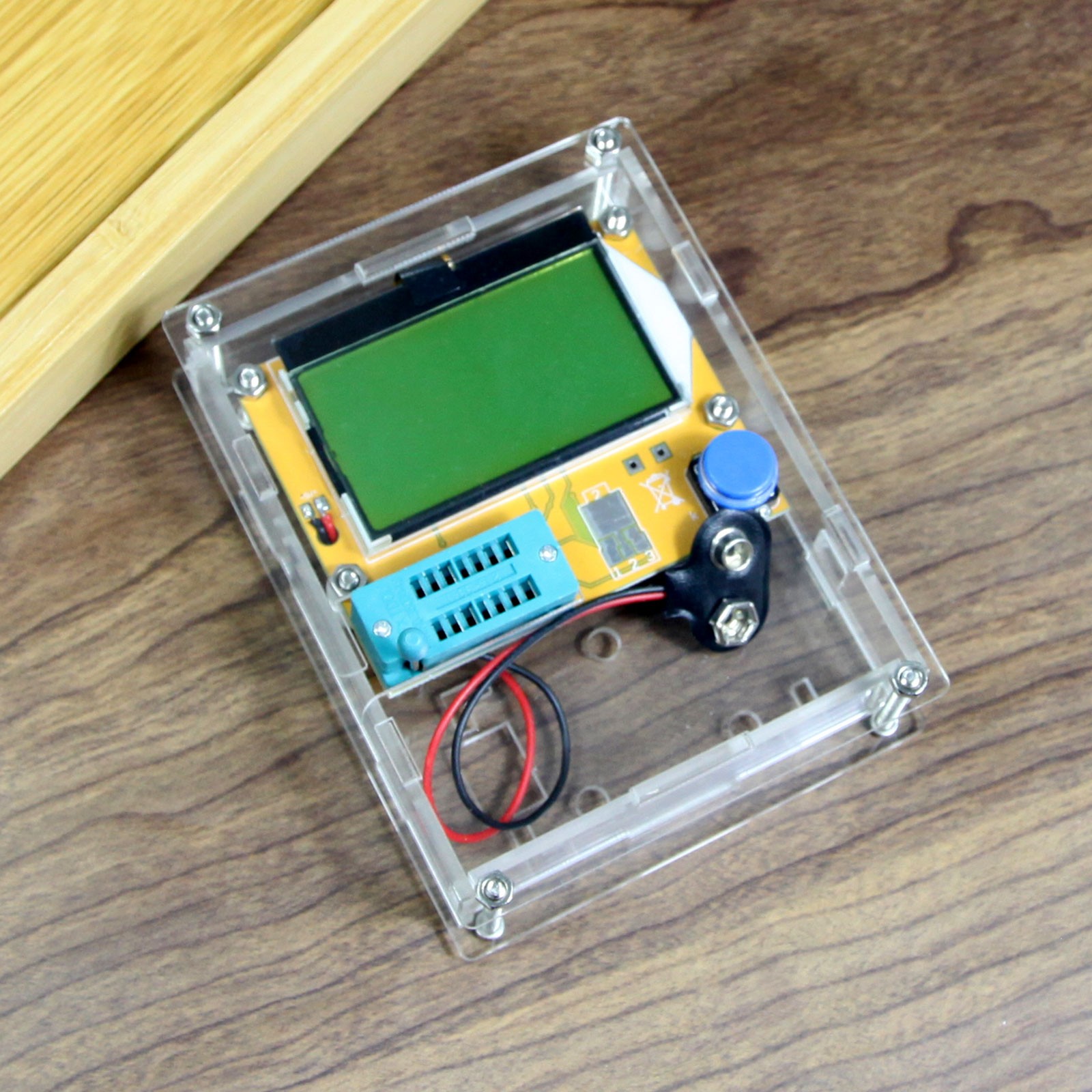 Digital LCD Component Tester Transistor Diode Capacitor Inductor Resistor Meter、