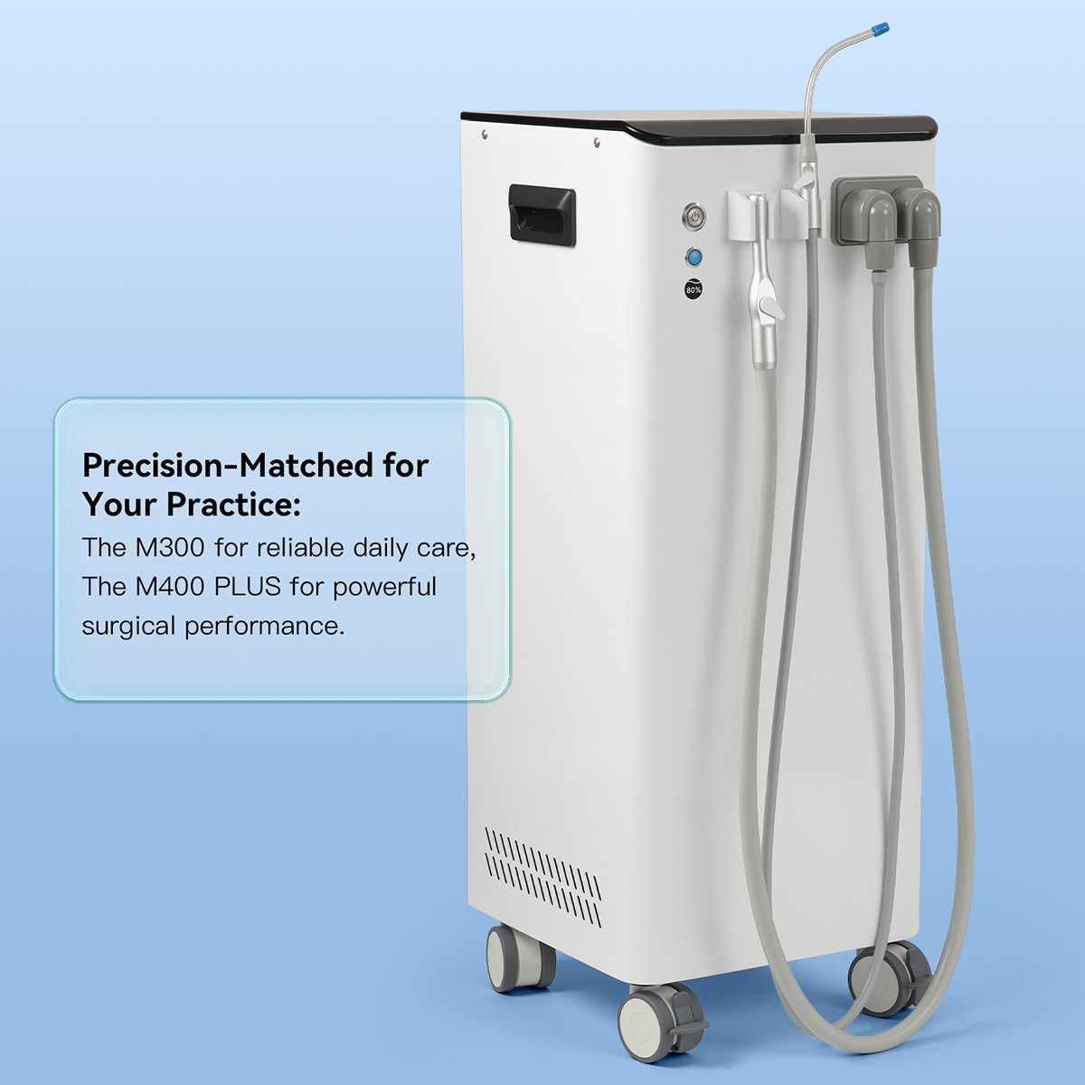 AZDENT Dental Portable Suction Unit System Negative Pressure Pump High Volume