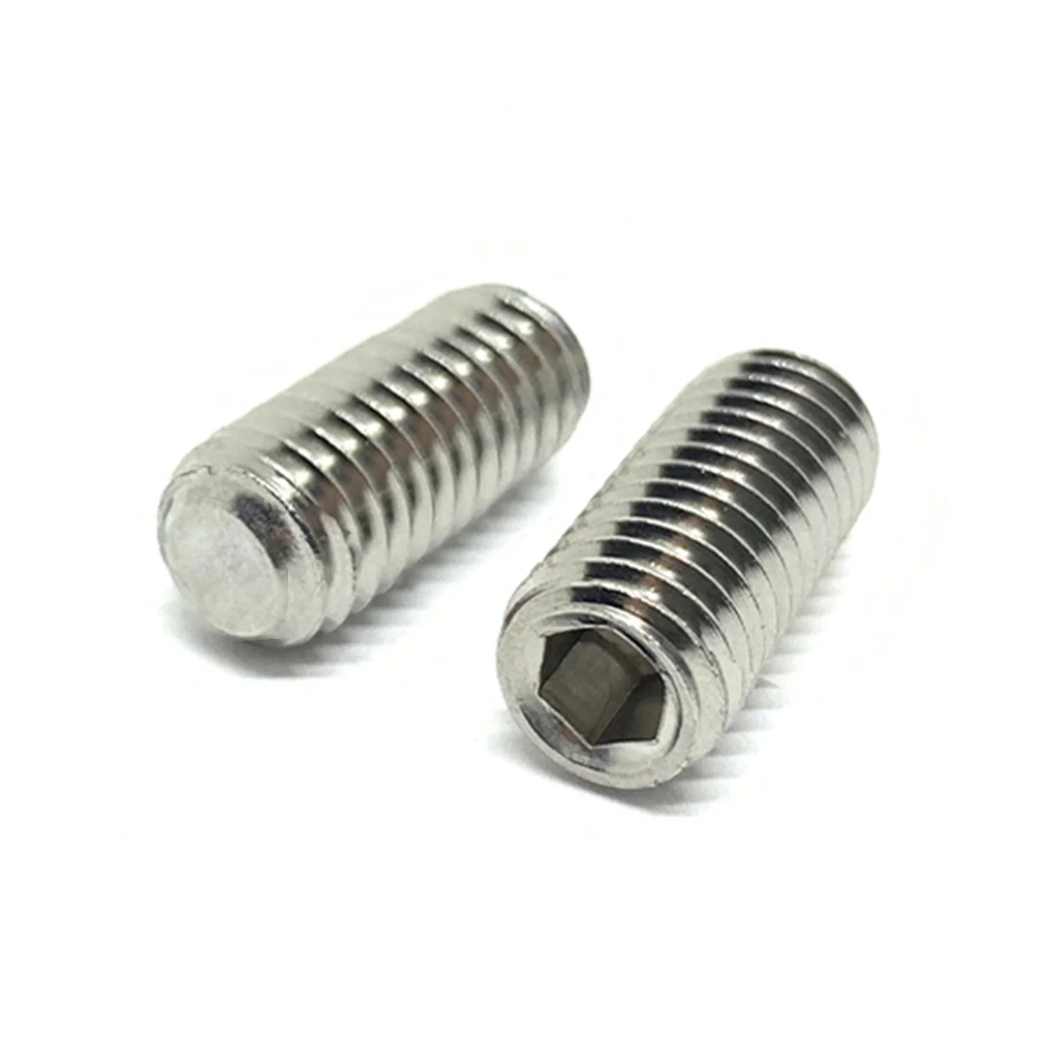 M3-0.50×4 Stainless Steel A2 Flat Point Allen Socket Set Screws