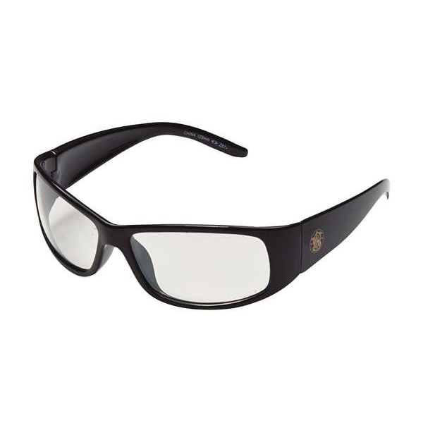 Smith & Wesson 21306 Elite, Safety Glasses, Uncoated, Light Gray Lens, Black