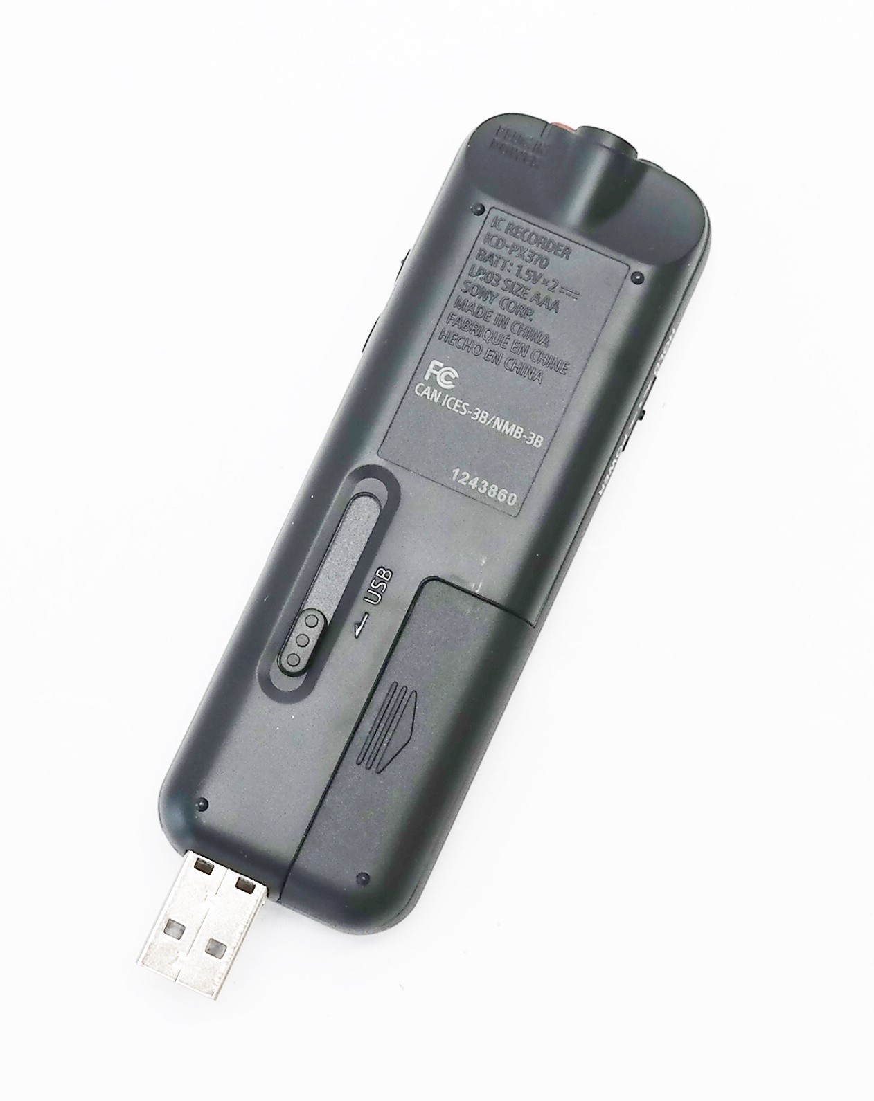 Sony ICD-PX370 Mono Digital Voice Recorder with Built-In USB