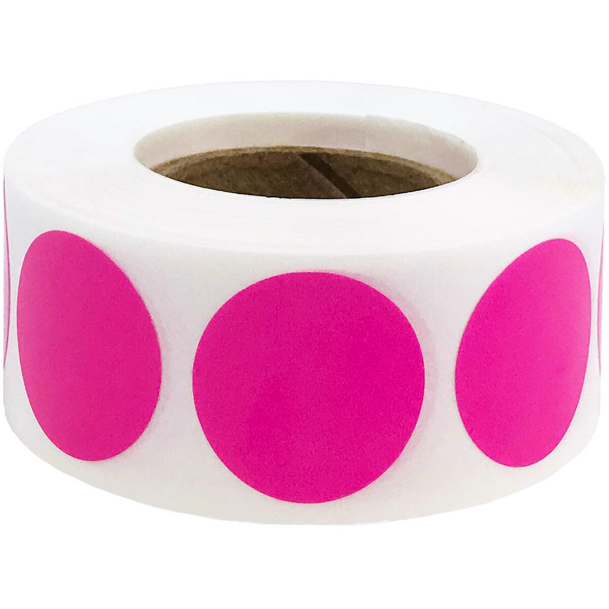Circle Dot Stickers | 0.75″ Inch Round | 500 Pack | Pick One Color
