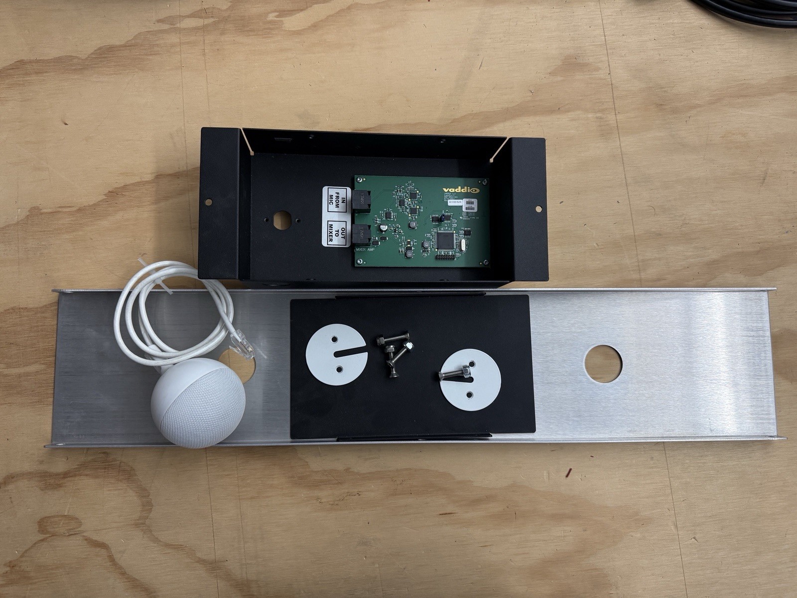 VADDIO Ceiling Mic System, with/ Mic Drop Pod, 998-8510-000